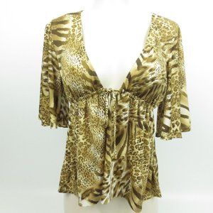 PINK POLKA DOT by Sharise Neil Boho Mini Dress